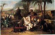 Arab or Arabic people and life. Orientalism oil paintings 95